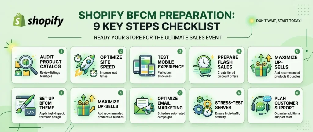 The Complete BFCM Checklist for Shopify