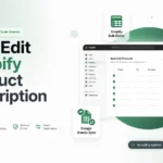 How to bulk edit shopify product description