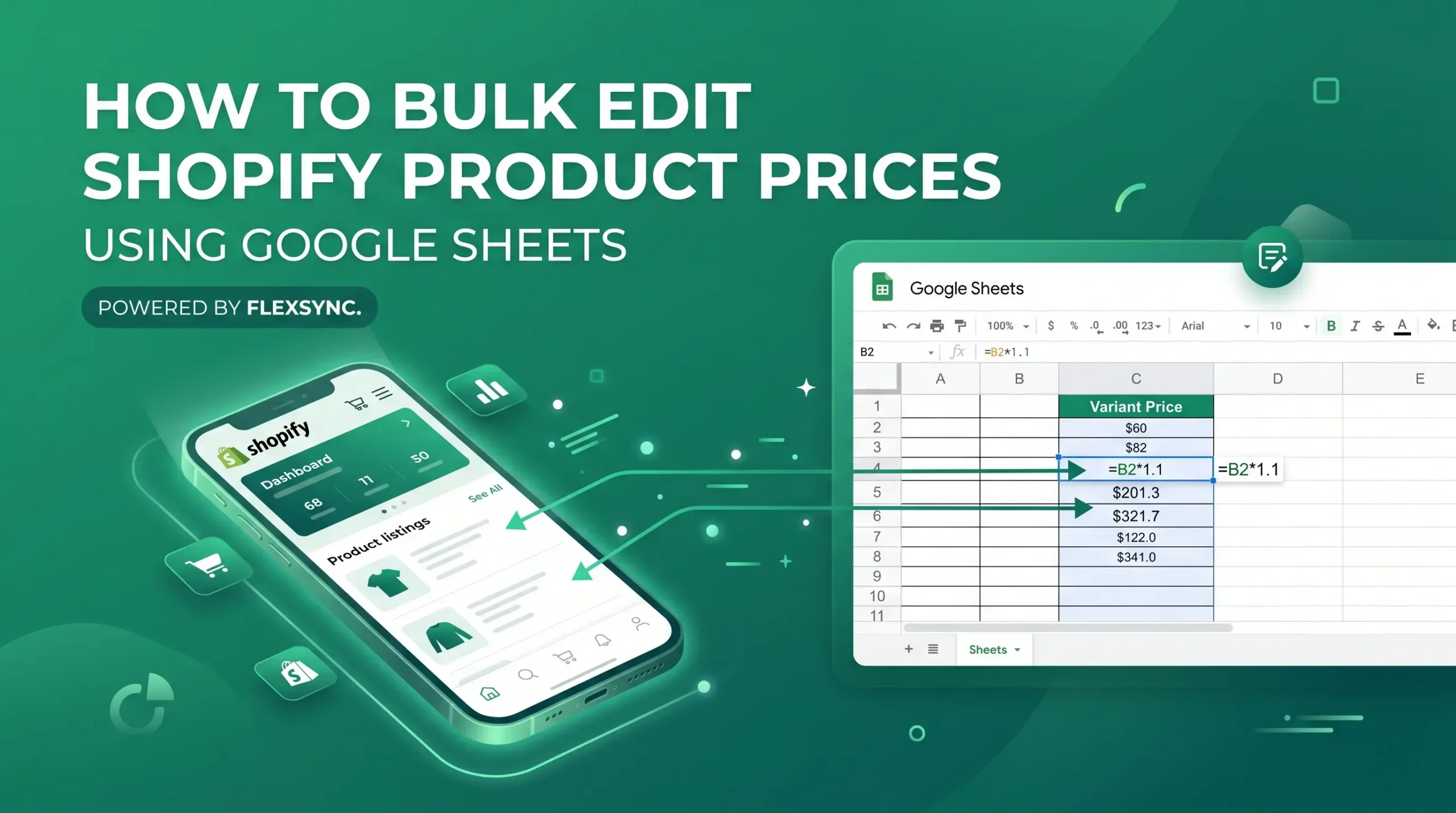 How to Bulk Edit Shopify Product Prices Using Google Sheets