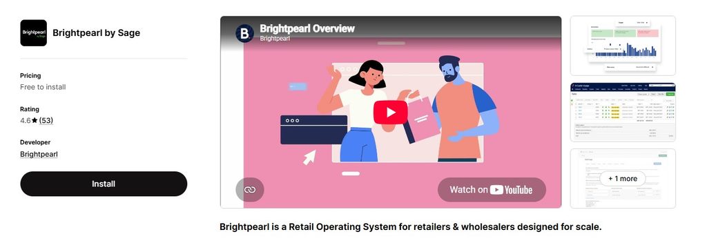 Birghtpearl App Store Dashboard