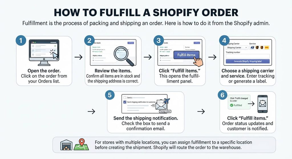 How to Fulfill a Shopify Order