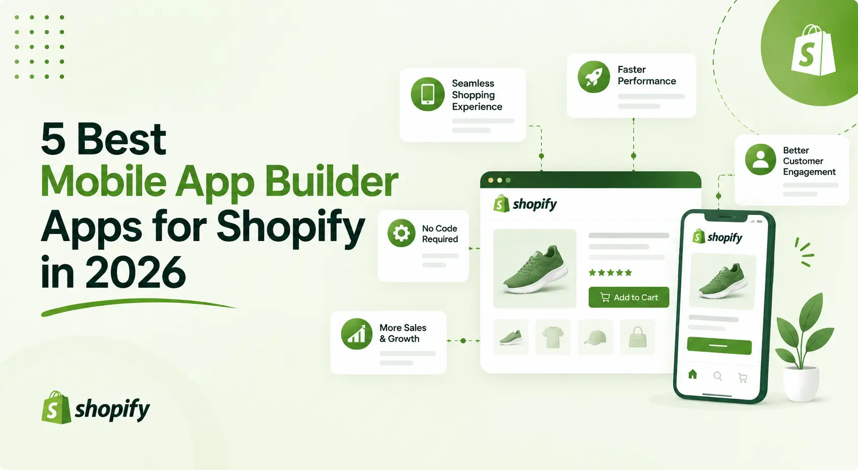 5 Best Mobile App Builders for Shopify in 2026