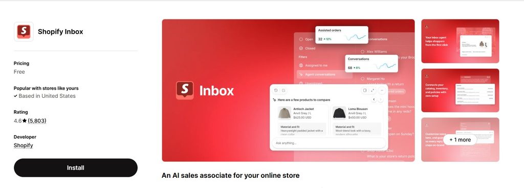 Shopify Inbox